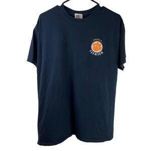 EAT MORE TEES Republic Of Clemson Tigers Short Sleeve Tee Shirt Size Large